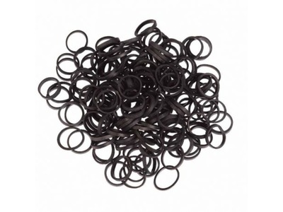 Élastiques silicone 30mm Noir - Angelina