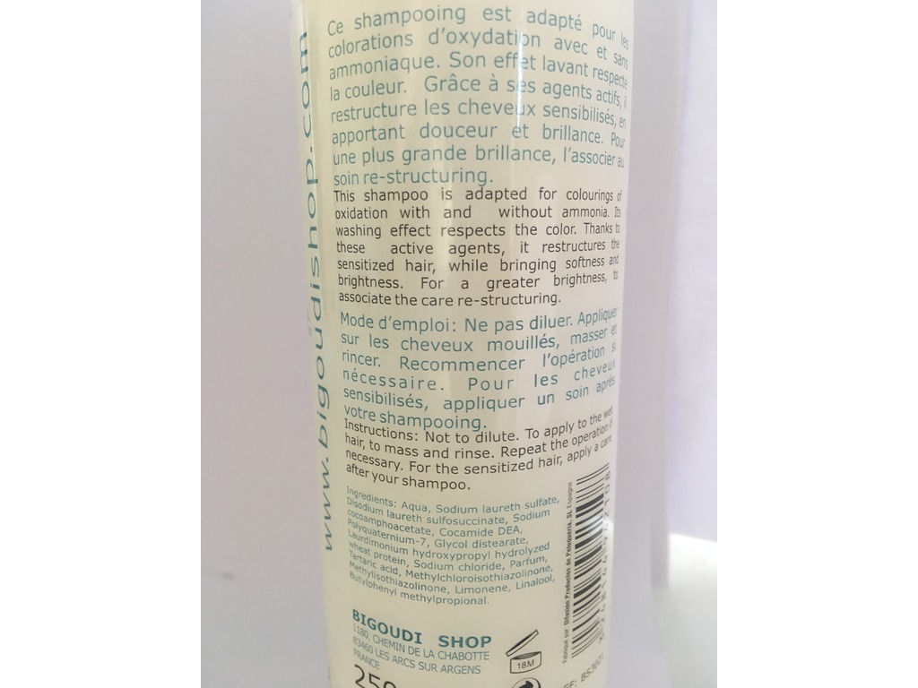 Shampoing Cheveux Colors Bigoudi Products 250ml