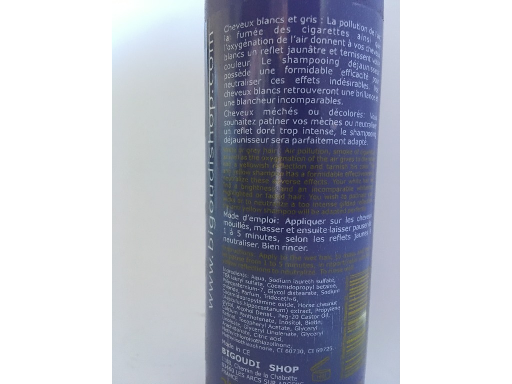 Shampoing Djaunisseur Bigoudi Products 250ml 