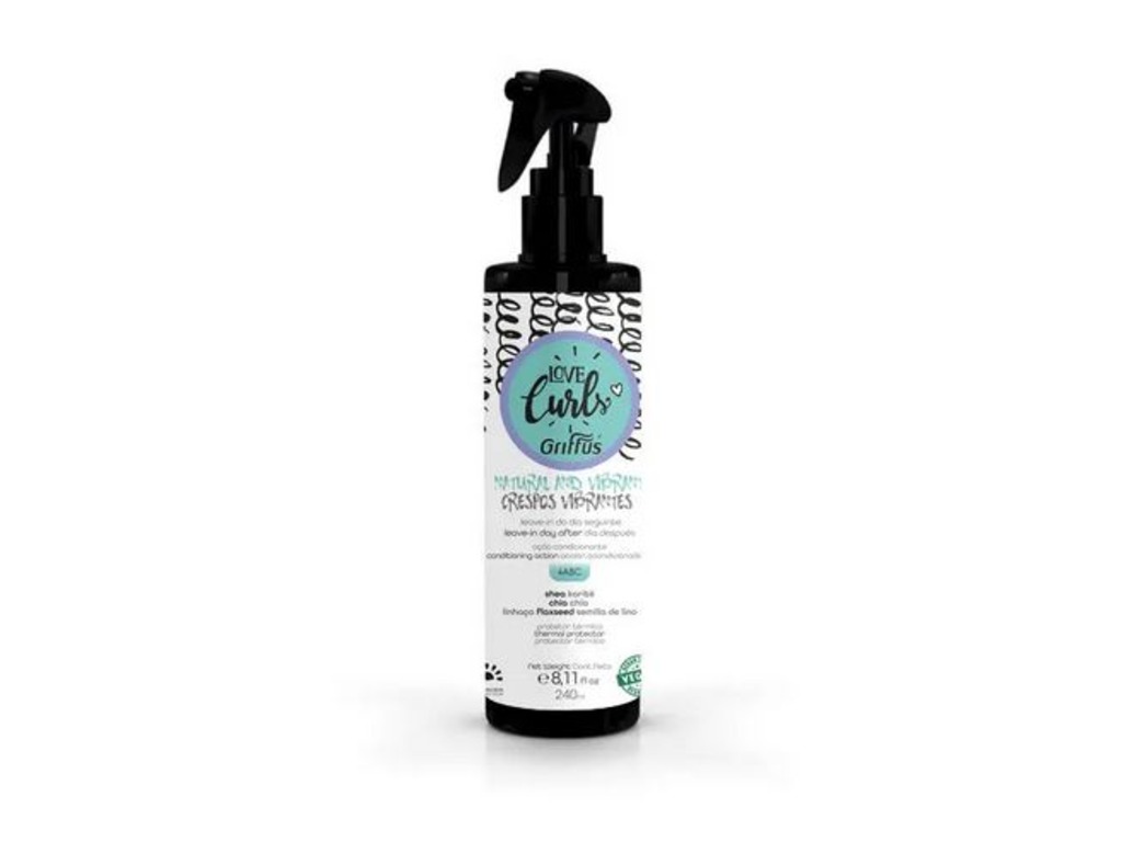 Spray Leave-in Natural & Vibrant Love Curls Griffus 240ml