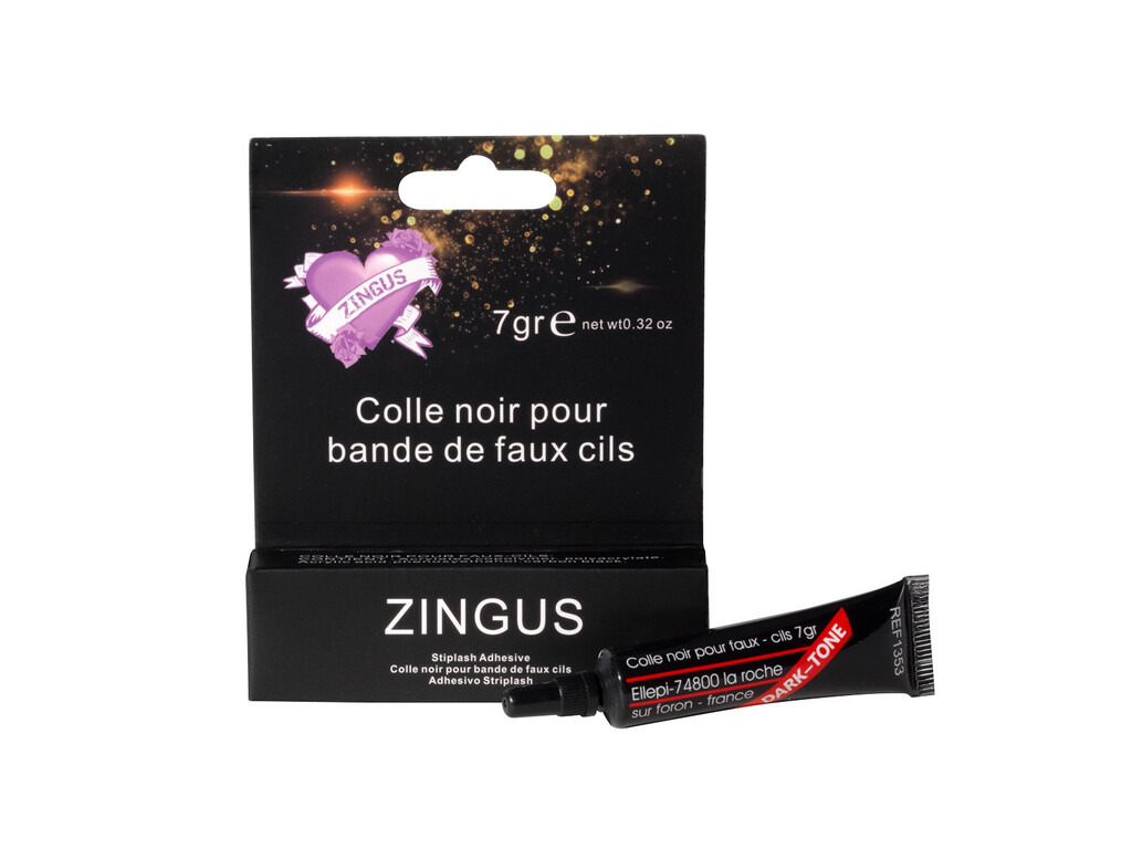 Colle noire pour bande de faux cils Zingus 7g