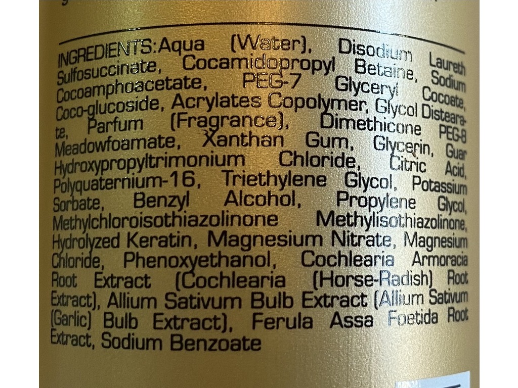 Shampooing AB Régénérant - Keragold 1000ml