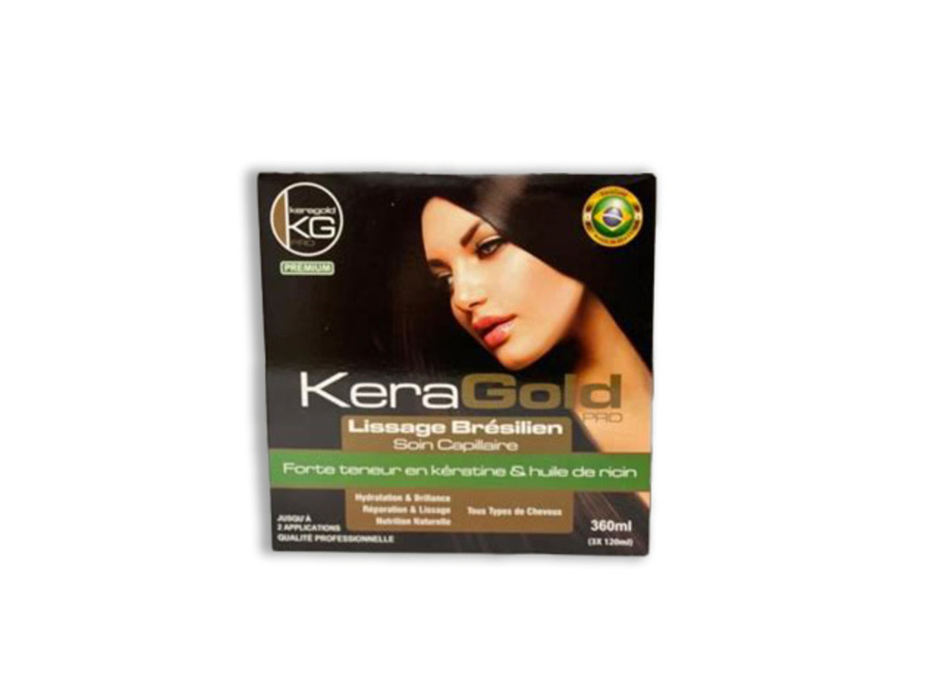 Lissage Brésilien Keragold Pro 3x120ml