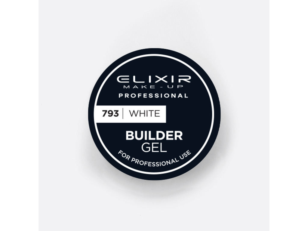 Builder Gel White #793 Elixir Make Up 30g