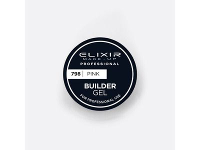 Builder Gel Pink #798 Elixir Make Up 15g