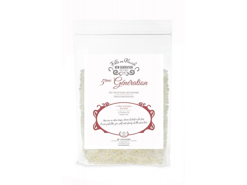 Cire Perle 5ème Génération Fille au Pluriel - 800gr