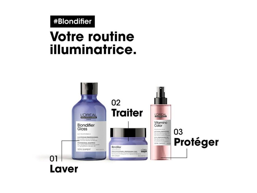 Shampooing Blondifier Gloss l'Oréal Série Expert 300ml