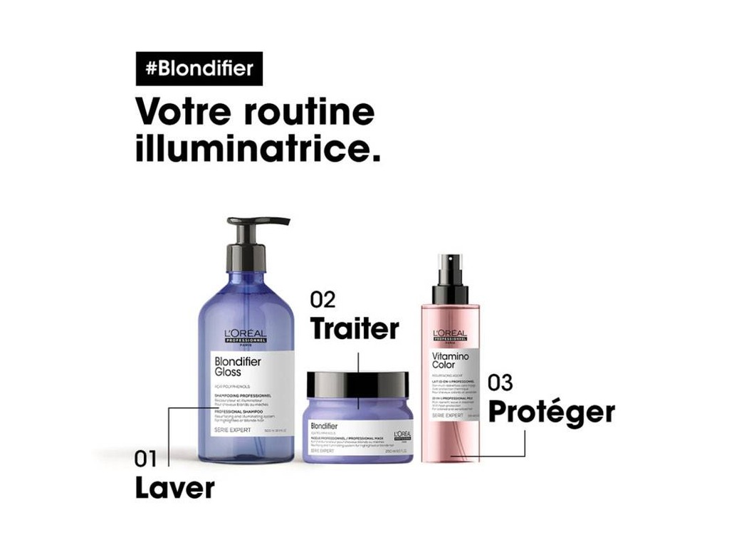 Shampooing Blondifier Gloss l'Oral Srie Expert 500ml