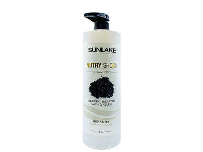 Shampoing Nutry Shock Kératine&Caviar Sunlake 1L 
