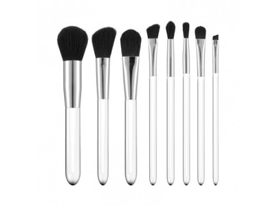 Set de 8 Pinceaux Maquillage Transparents MIMO TB